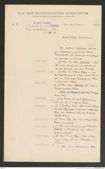 k.k. naturhistorisches Hofmuseum, Intendanzakten 1885-1896 (Hauer), Aktenzahl Z.27/1891, Seite 1